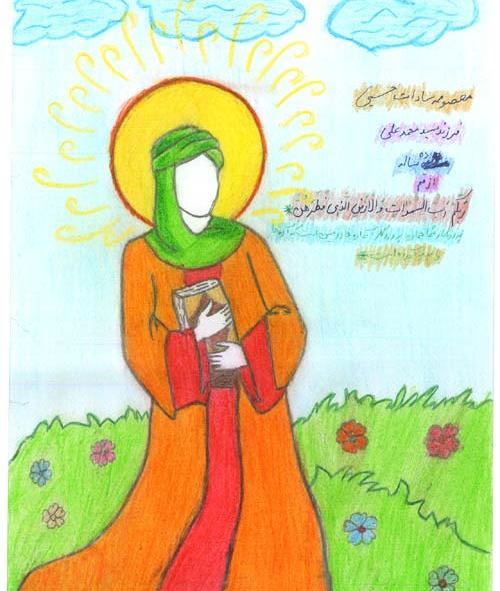 عکس امام زمان نقاشی