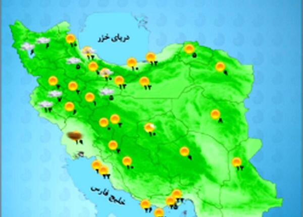 عکس نقشه شمال ایران