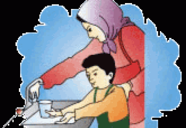عکس کارتونی صرفه جویی در مصرف آب
