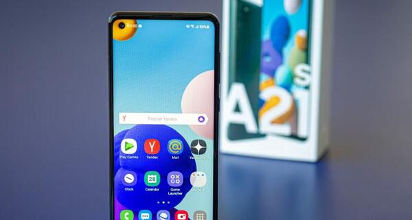 عکس صفحه گوشی سامسونگ a21s