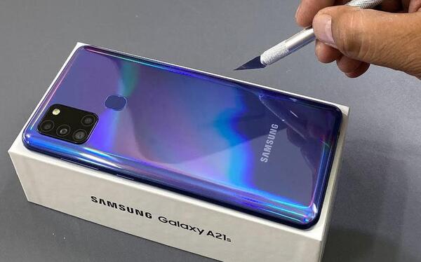 عکس صفحه گوشی سامسونگ a21s