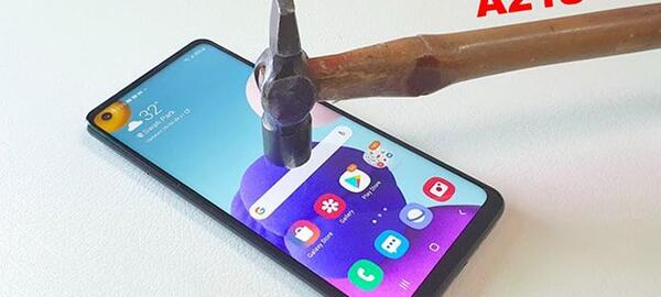 عکس صفحه گوشی سامسونگ a21s