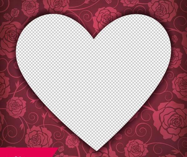 قاب عکس قلب عاشقانه