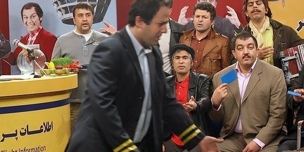 عکس پشت صحنه خنده بازار