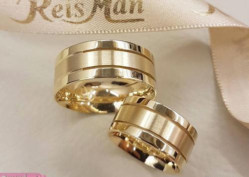 عکس حلقه نامزدی طلا