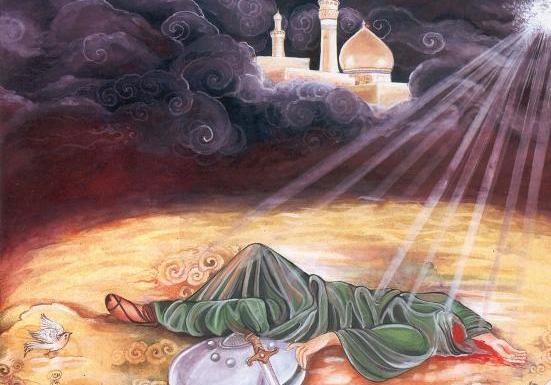 عکس امام حسین و امام علی