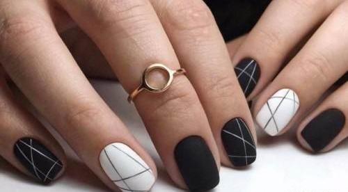 عکس ژلیش سفید مشکی