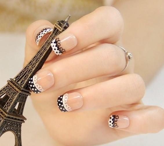 عکس ژلیش سفید مشکی