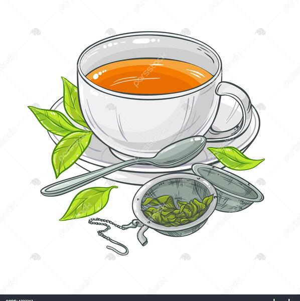 عکس کارتون چای