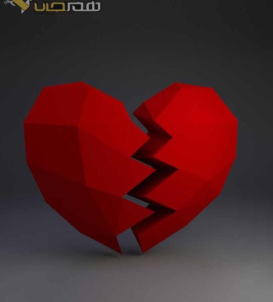عکس قلب سوخته