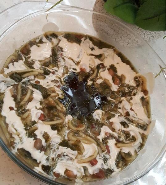 عکس اش رشته تو برف