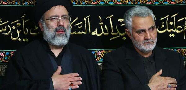 عکس رئیسی و حاج قاسم سلیمانی