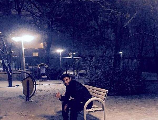 عکس شب در پارک