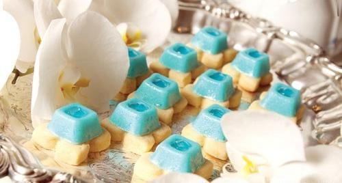 عکس ژله آبی رنگ
