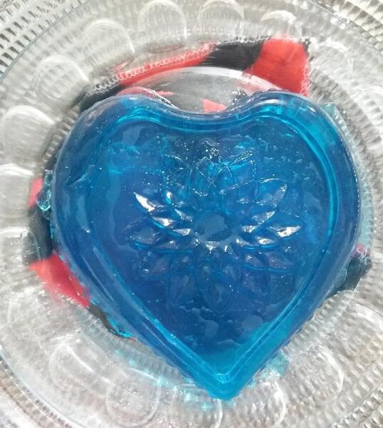 عکس ژله آبی رنگ