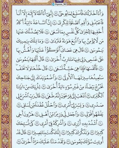 عکس صفحه ۳۱۳ قرآن کریم