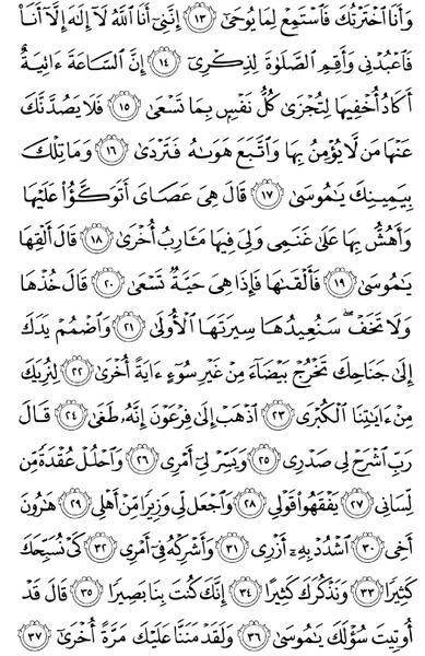 عکس صفحه ۳۱۳ قرآن کریم
