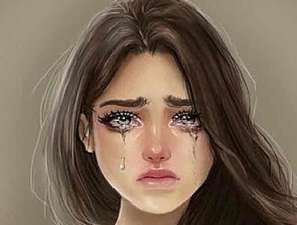 تنهایی عکس گریه دختر