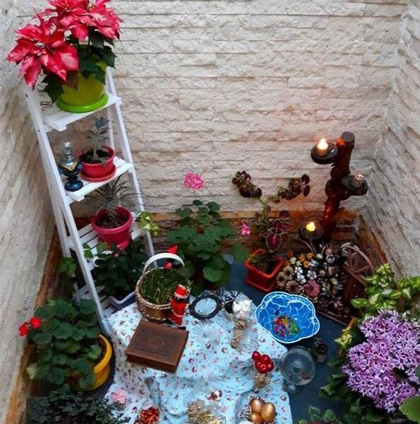 عکس از سفره هفت سین امسال