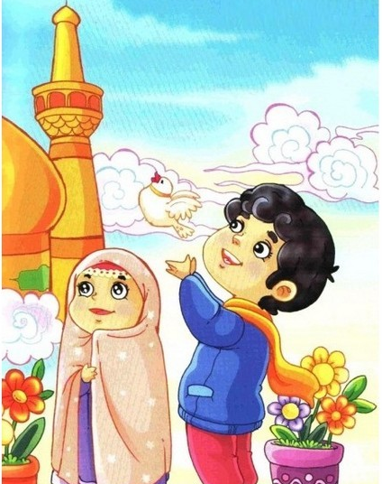عکس حرم امام رضا کارتونی