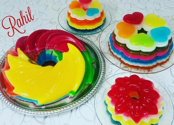 عکس ژله بازی رنگی