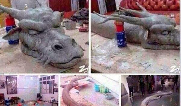 عکس واقعی اژدها
