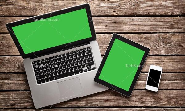 عکس لپ تاپ و موبایل