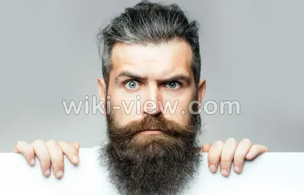 عکس پسر ریش دار غمگین