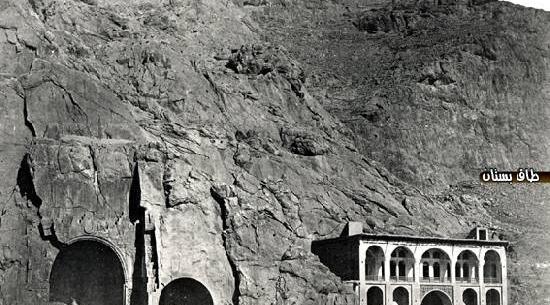 عکس قدیمی طاق بستان