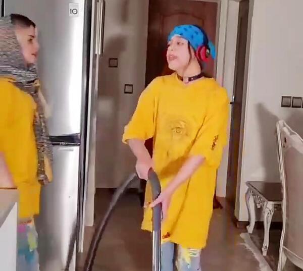عکس پشت صحنه چالش های پارمیس مدل