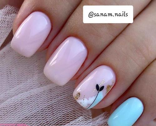 عکس چشم نظر روی ناخن