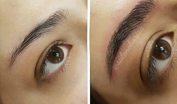 عکس تاتو هاشور ابرو