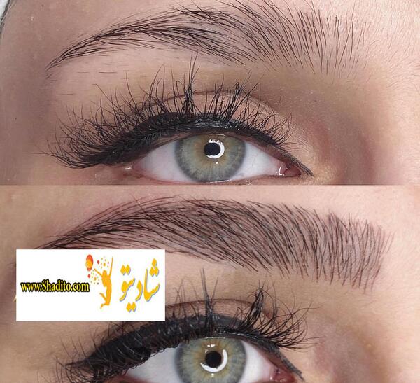 عکس تاتو هاشور ابرو