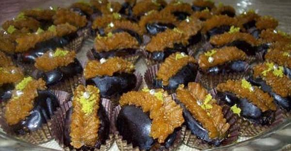 عکسهای تزیین حلوا و خرما