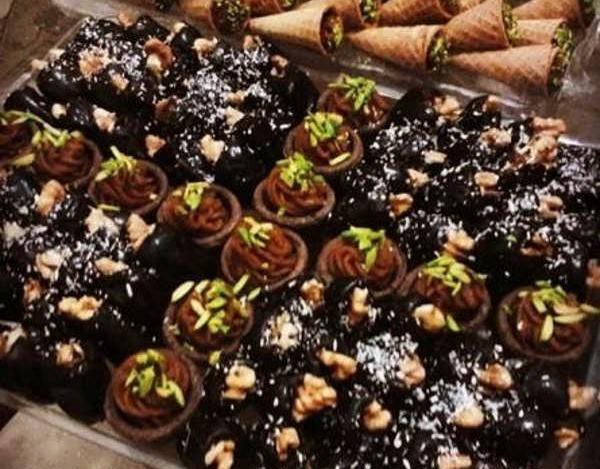 عکسهای تزیین حلوا و خرما