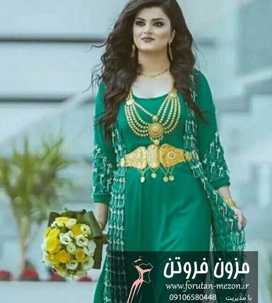 عکس عروس کردی زیبا