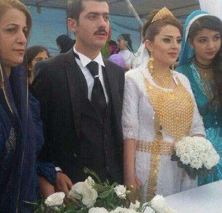عکس عروس کردی زیبا