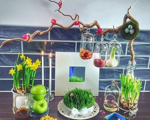 عکس سفره هفت سین حلقه ای