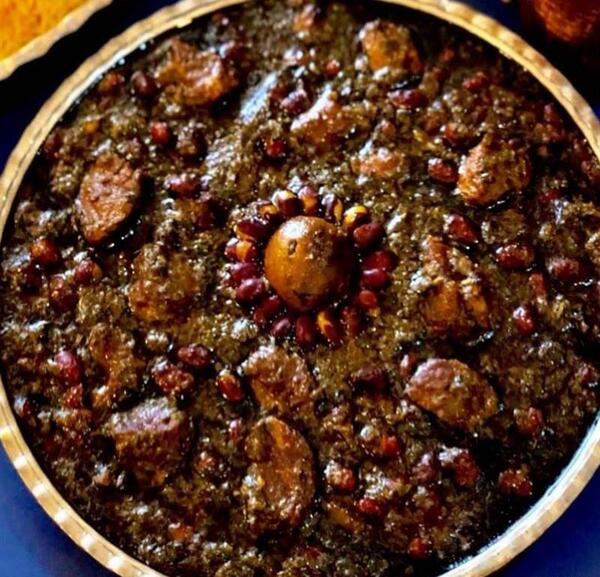 عکس قورمه سبزی با ته دیگ