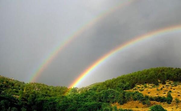 عکس رنگین کمان زیبا برای پروفایل