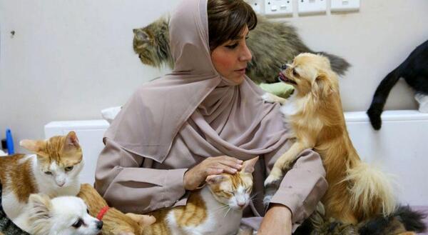 عکس سارا و نیکا با گربه