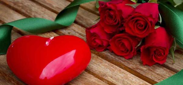 عکس عاشقانه قلب با گل
