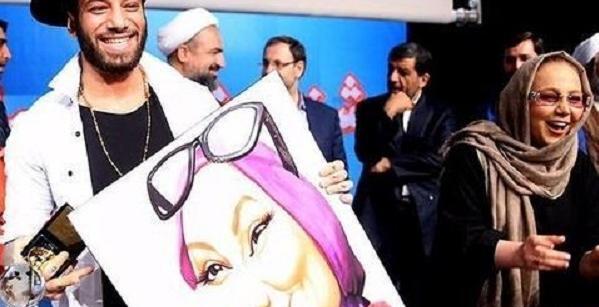 عکس رئیسی و امیر تتلو