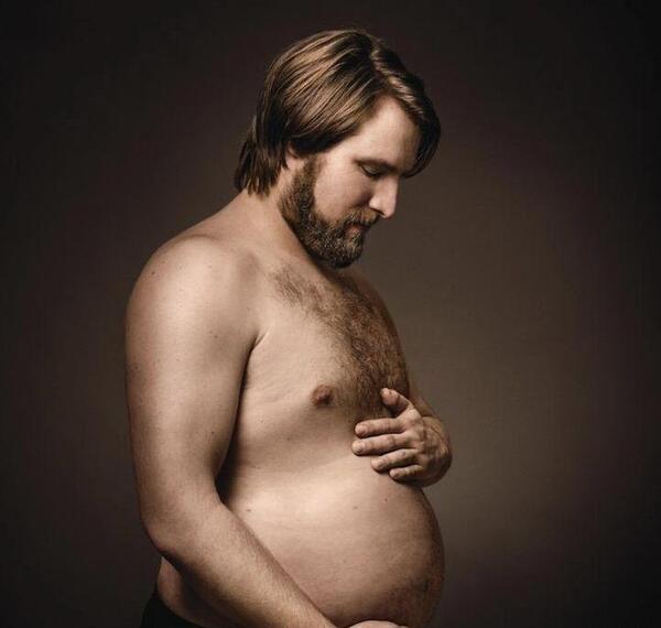 عکس مرد باردار