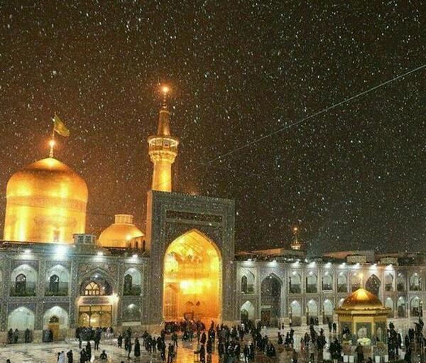 عکس دونفره در حرم امام رضا