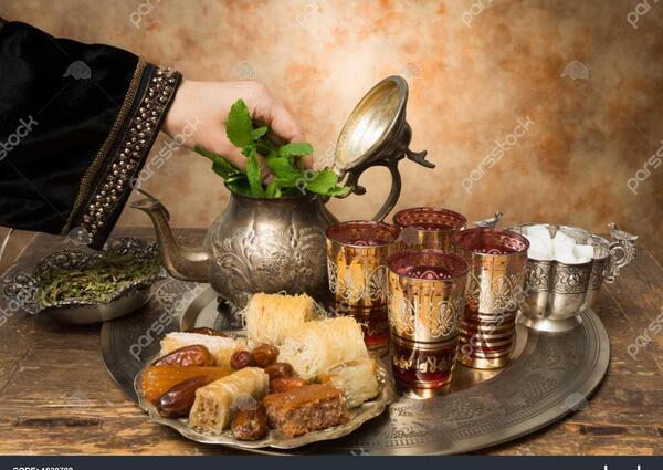 عکس چای مراکشی