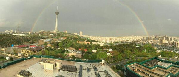 عکس رنگین کمان ایران