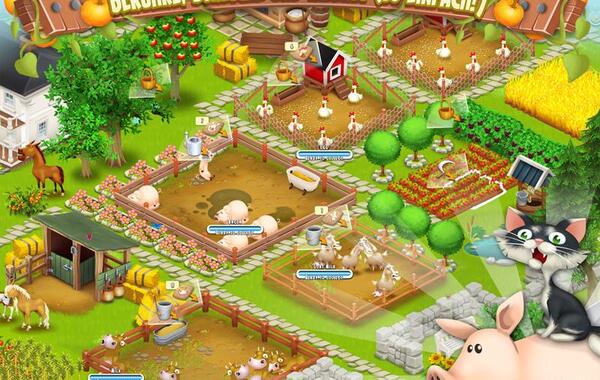 عکس بازی hay day