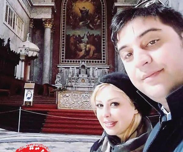 عکس بچه نیوشا ضیغمی و همسرش