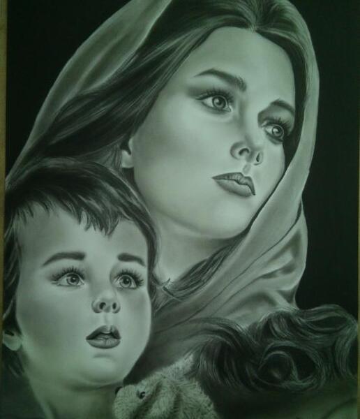 عکس مادر و فرزند طراحی